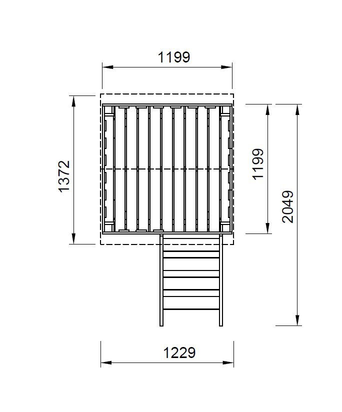 Spielturm Jesper mit Dach