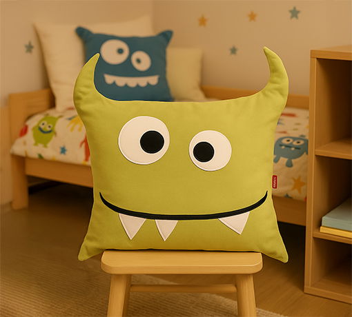 Kissen_Monster III_Grn_Millieu